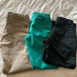 Volcom Chinos - Tan, Green, Black